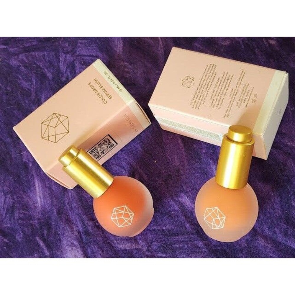 EM Cosmetics Color Drops Serum Blush Size .34oz BNIB Color Shade Choice Full Sz